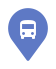 Bus stop icon